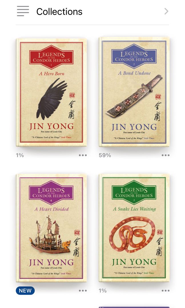 Legend of the Condor Heroes, Hobbies & Toys, Books & Magazines, Fiction ...