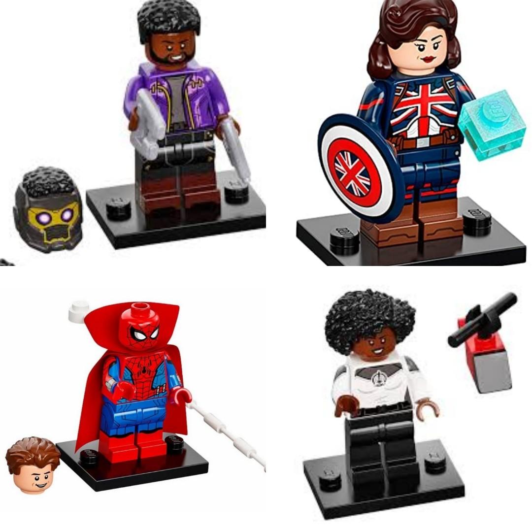 Lego Marvel Superheroes CMF Lot 4 minifigures