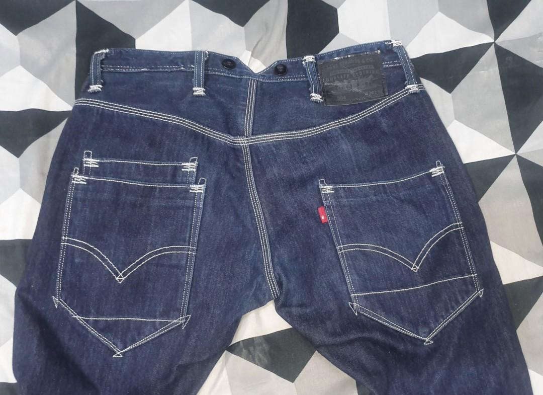 Legit 💯 LEVI'S STRAUSS® 504 (RARE!!!) (Category: Jeans) located in San Pedro. Submitted by mochi_21 (Listing ID 1164360839, Image 2). Description: Legit💯 LEVI'S STRAUSS® 504 (RARE TO FIND!) ***Details on photos!*** Don't purchase if you doubt authenticity! Altered to slim fit. RFS: Decluttering For inquiries: 09456222629 / 09949073884.