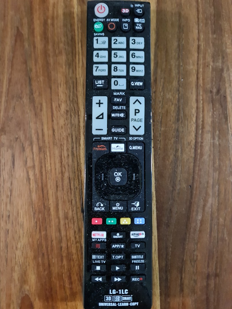 LG TV universal remote control LG 1LC, TV & Home Appliances, TV