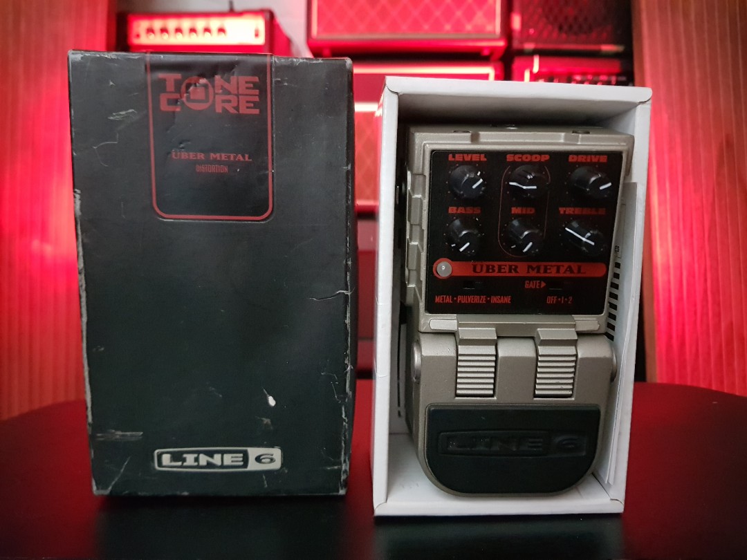 Line 6 Tonecore Uber Metal (Used), Hobbies & Toys, Music & Media ...