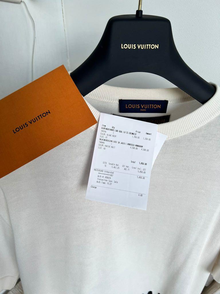 Louis Vuitton “End Goal” Crew Neck Tee size XS - Authentic, Men's 