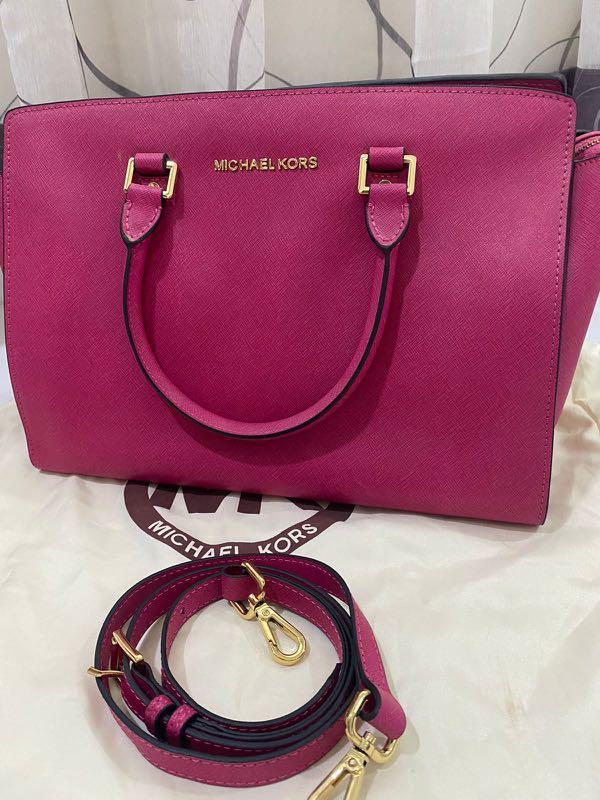 Michael kors hotsell selma pink