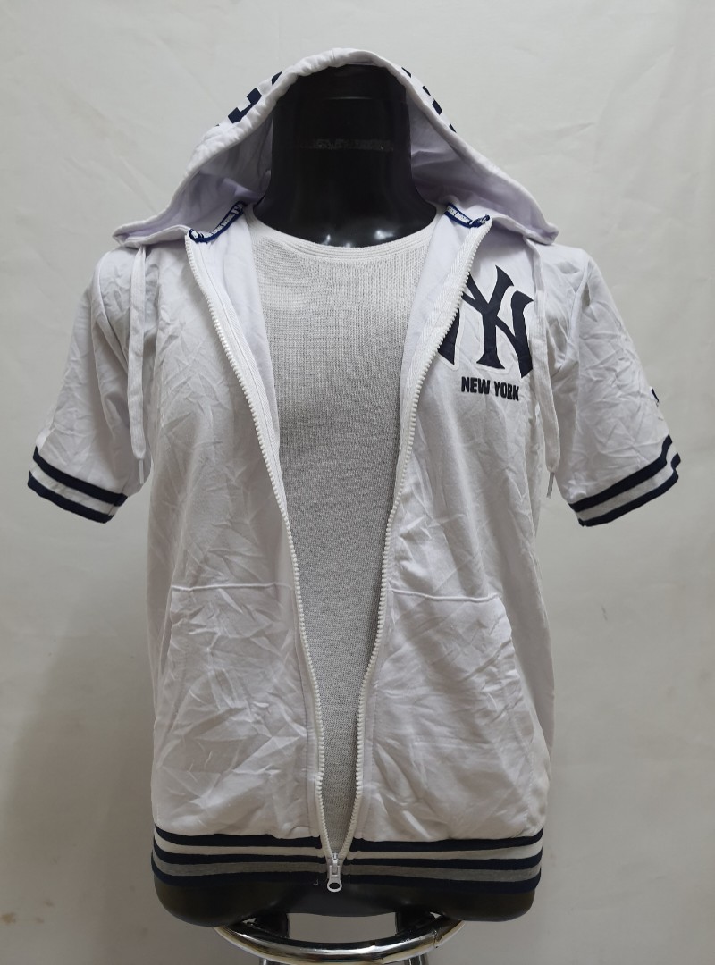 Majestic mlb cheap short sleeve hoodie