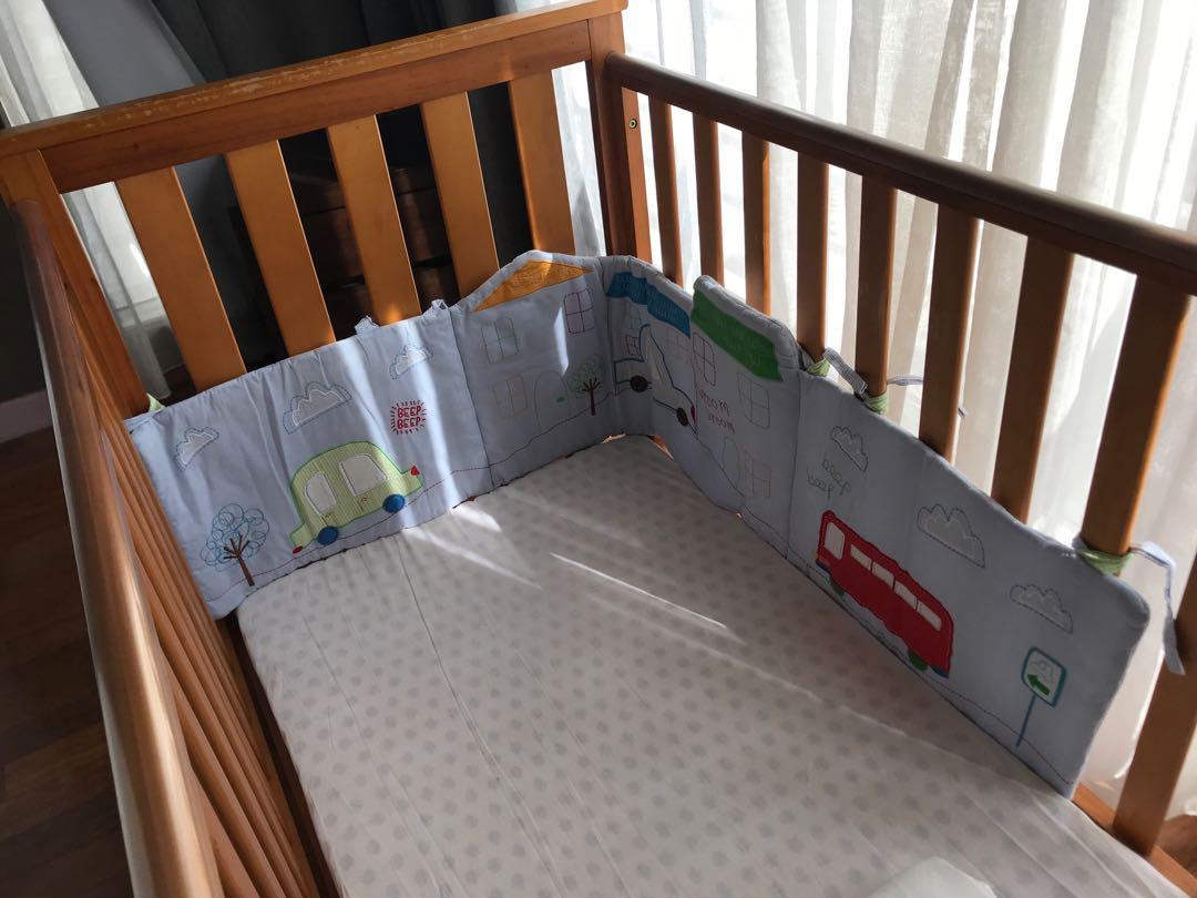 Mothercare Jamestown Cot Bed + latex mattress , Furniture & Home Living