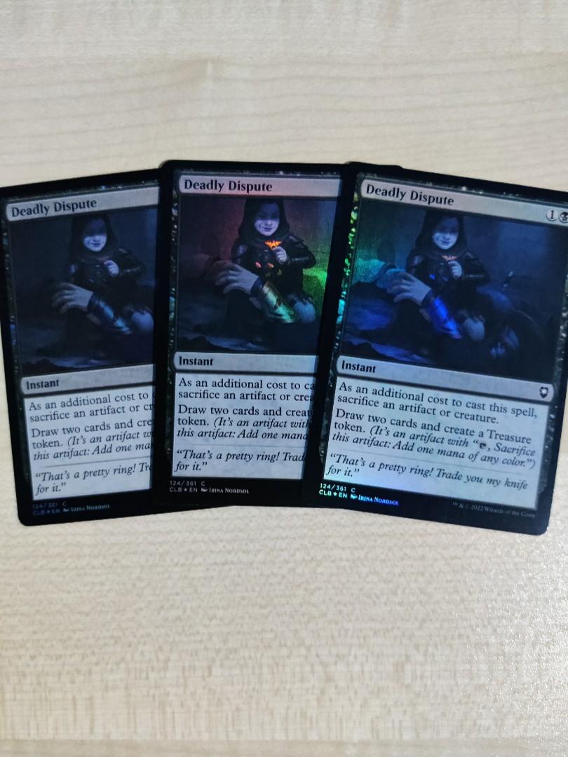 MTG Deadly Dispute Foil x3, Hobbies & Toys, Toys & Games on Carousell