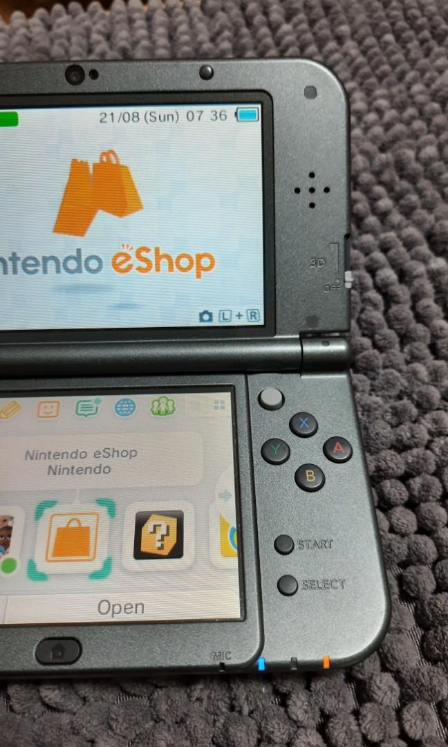 New Nintendo 3DS XL IPS TOP SCREEN (NON CFW) (METALLIC BLACK), Video