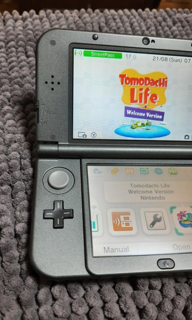 New Nintendo 3DS XL IPS TOP SCREEN (NON CFW) (METALLIC BLACK), Video