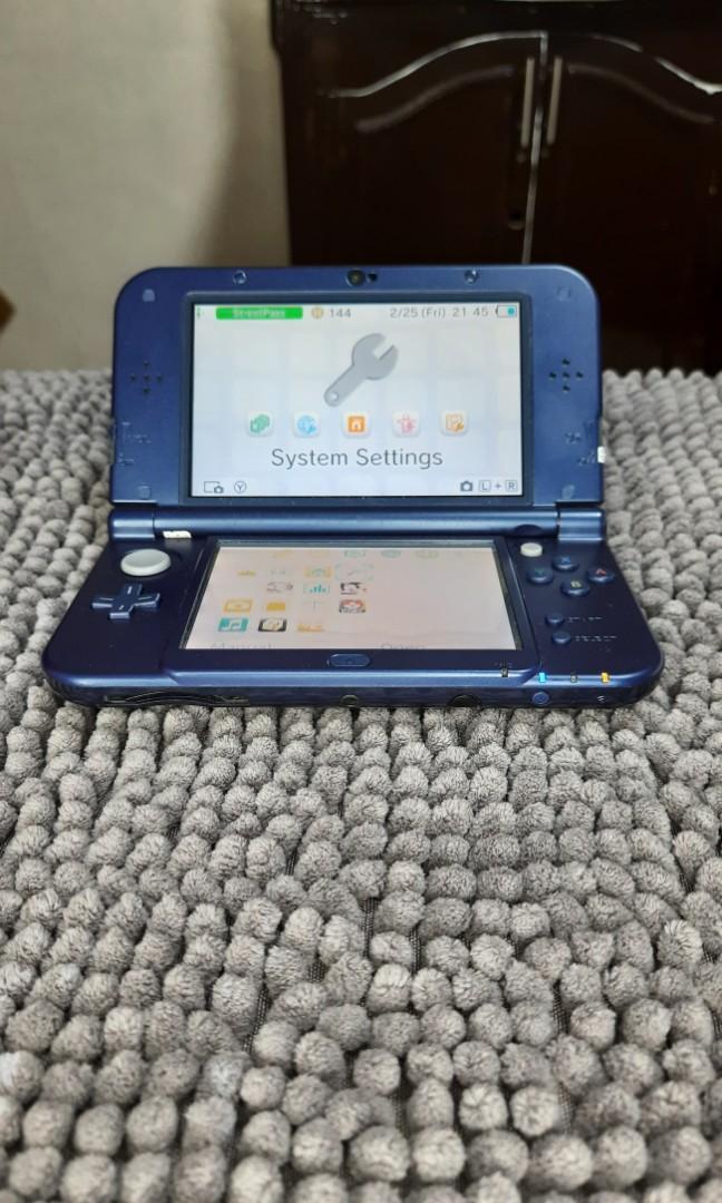 New Nintendo 3DS XL Metallic Blue (US VERSION & NON CFW), Video Gaming