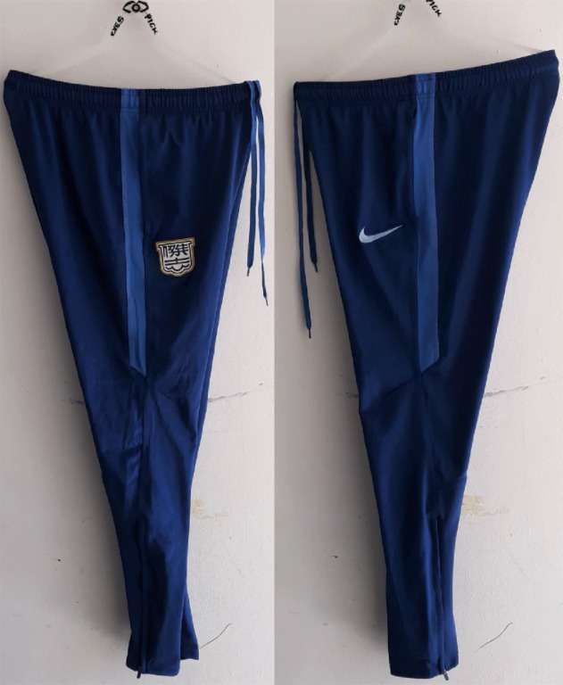 NIKE DRI FIT PANTS ANKLE ZIP LARGE ON BLACK TAG, Men's Fashion, Bottoms