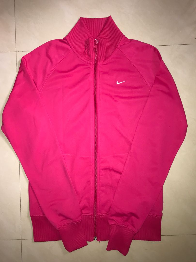 nike running jacket pink