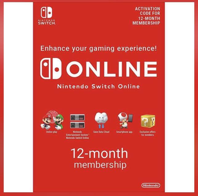 Nintendo switch family account membership Online, Video Gaming, Video