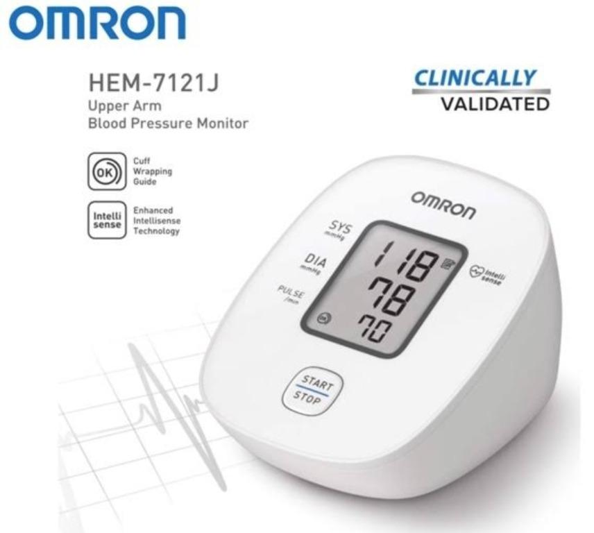 Omron Digital BP HEM-7121J (Category: Health Monitors & Weighing Scales) located in Manila. Submitted by theunoshop (Listing ID 1164356013, Image 1). Description: Upper Arm Blood Pressure Monitor.