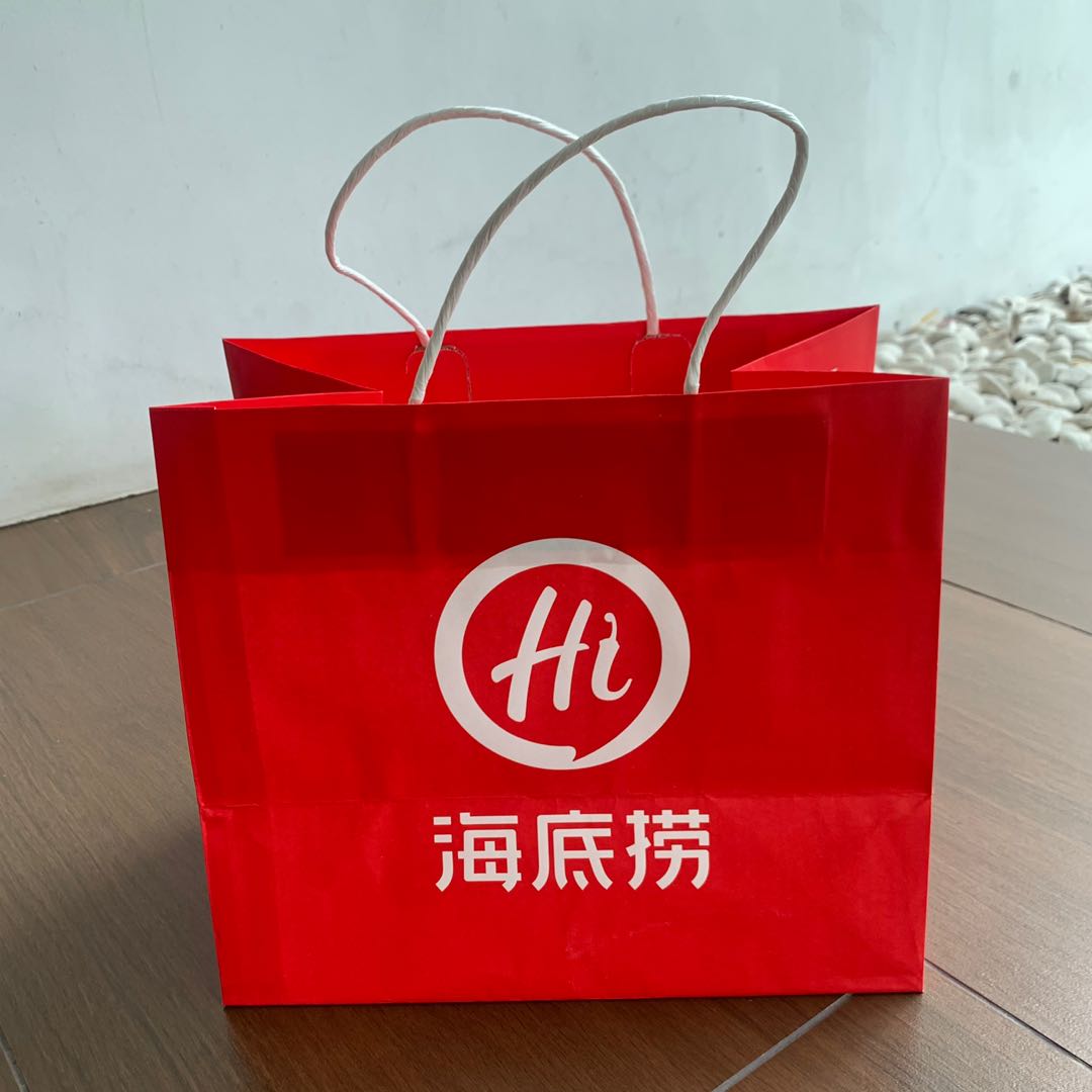 Paper Bag body shop haidilao sayur hnm pull n bear plastik cantik