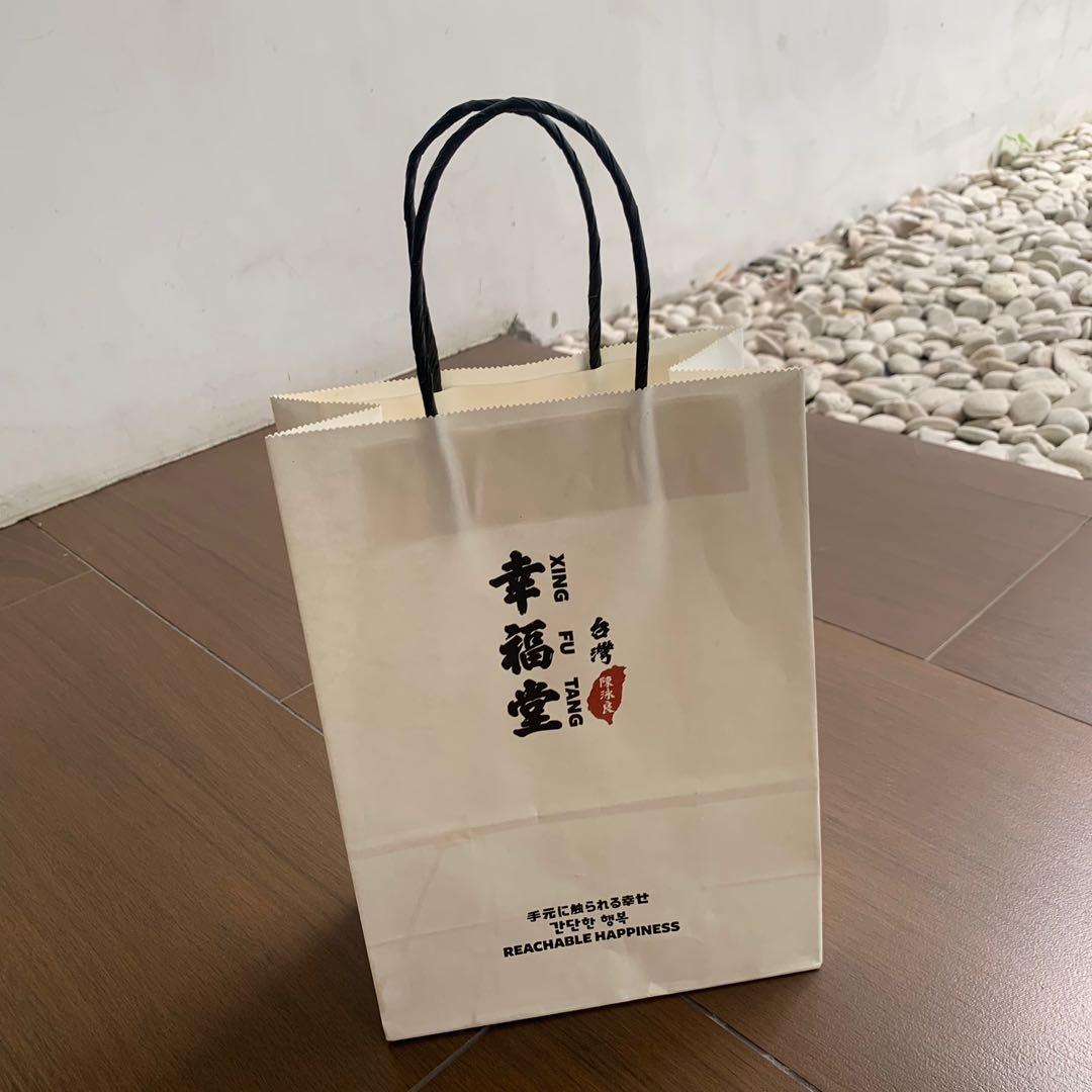 Paper Bag body shop haidilao sayur hnm pull n bear plastik cantik