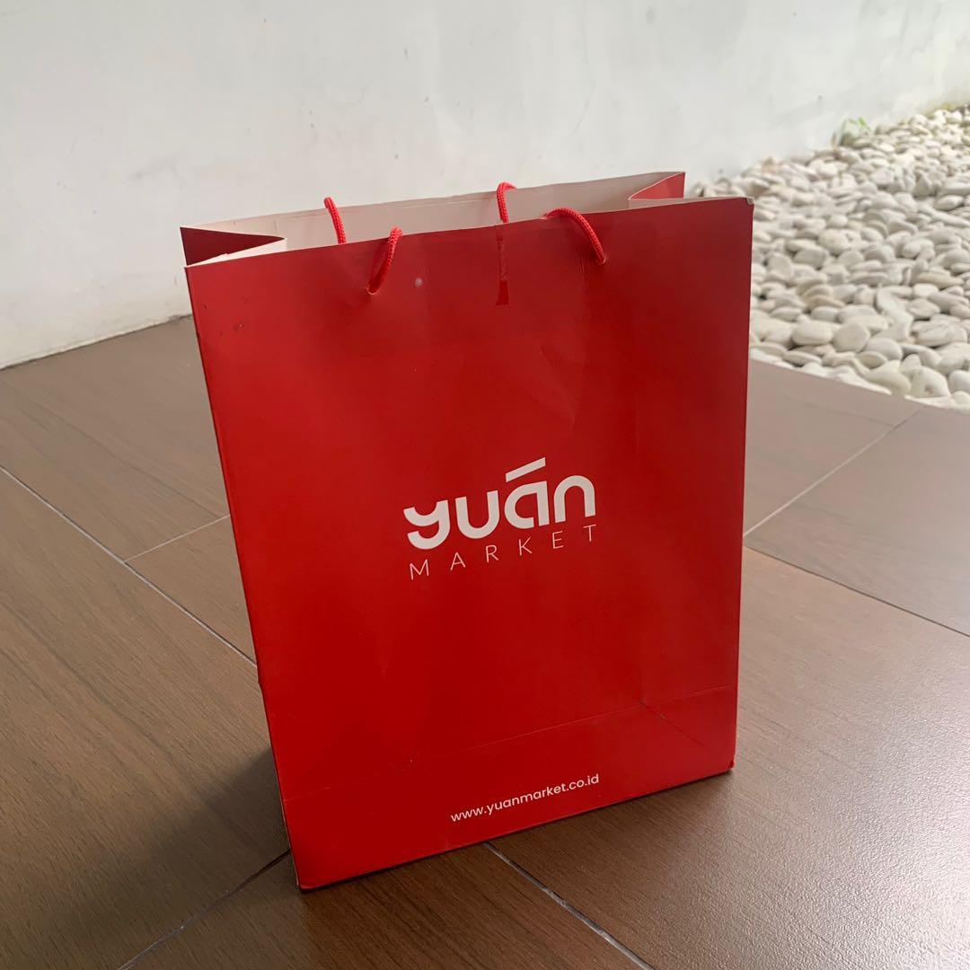 Paper Bag body shop haidilao sayur hnm pull n bear plastik cantik