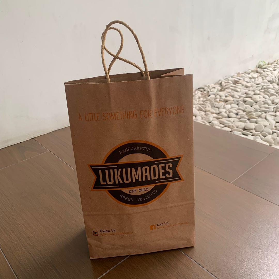 Paper Bag body shop haidilao sayur hnm pull n bear plastik cantik