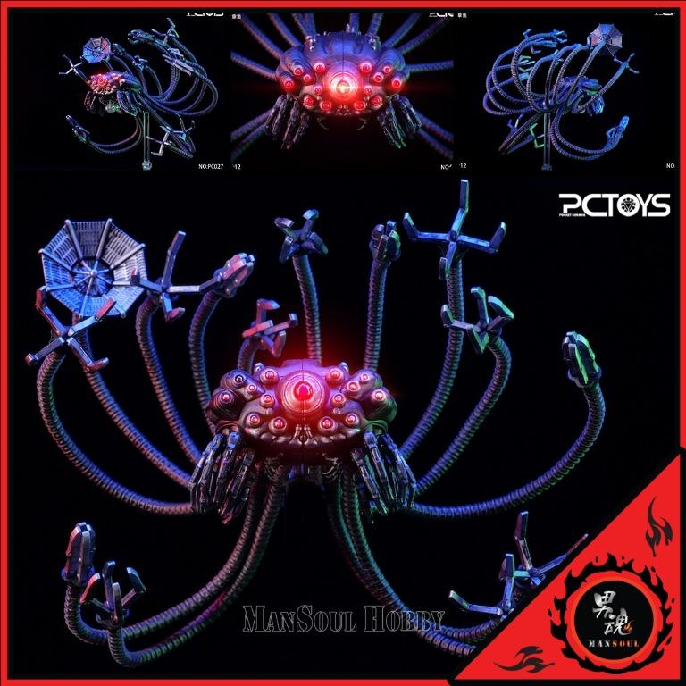 PCTOYS 機械章魚可動1/12 Mechanical octopus Figure, 興趣及遊戲 