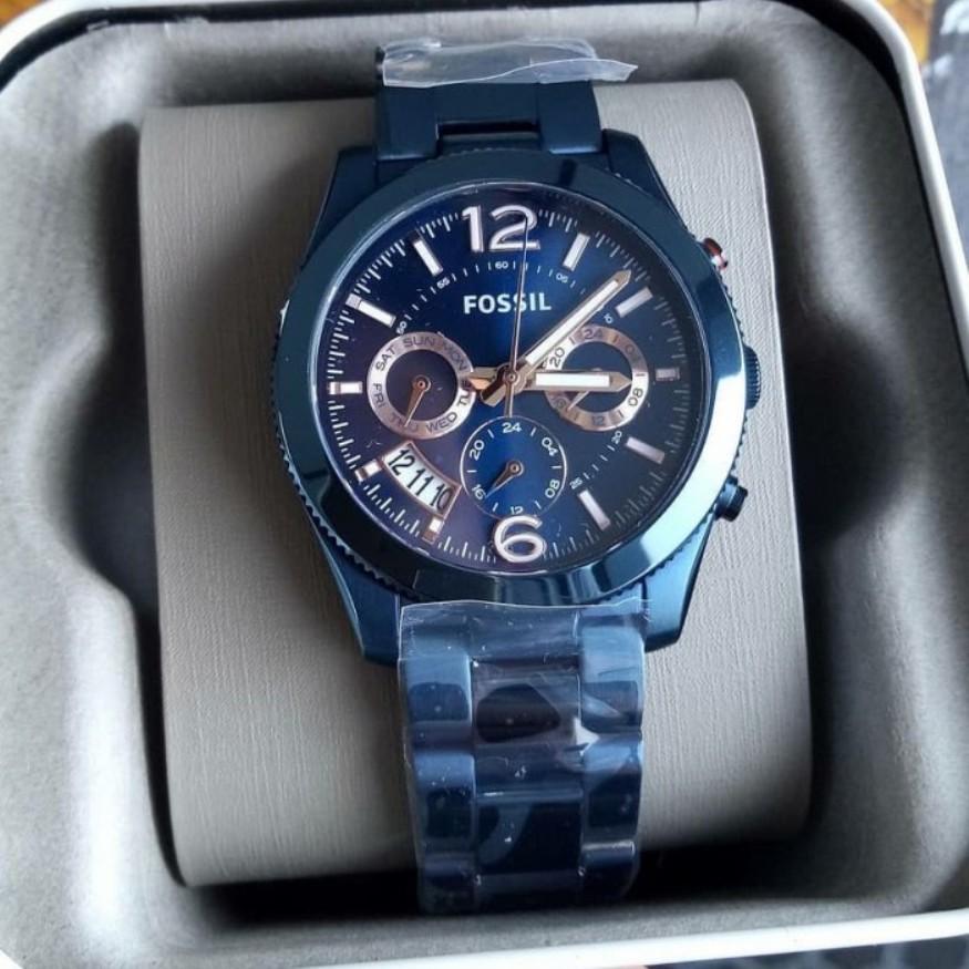 Perfect boyfriend multifunction online blue stainless steel watch
