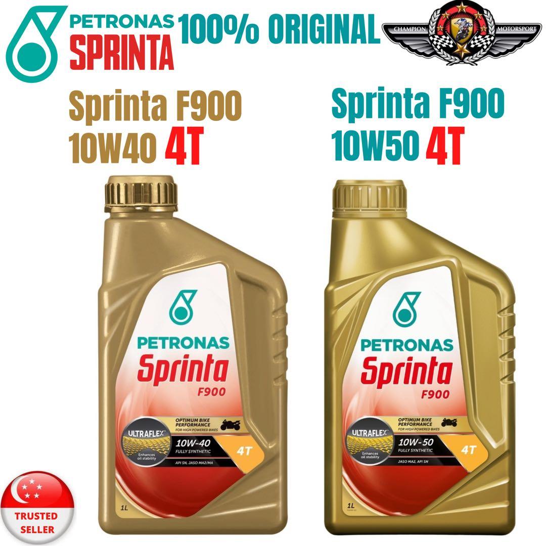 Petronas Sprinta F900 4T 10W40/ 10W50 Engjne Oil 1L (Category: Motorcycle Accessories) located in Singapore. Submitted by cool.bikes (Listing ID 1164349105, Image 1). Description: Interested pls PM.