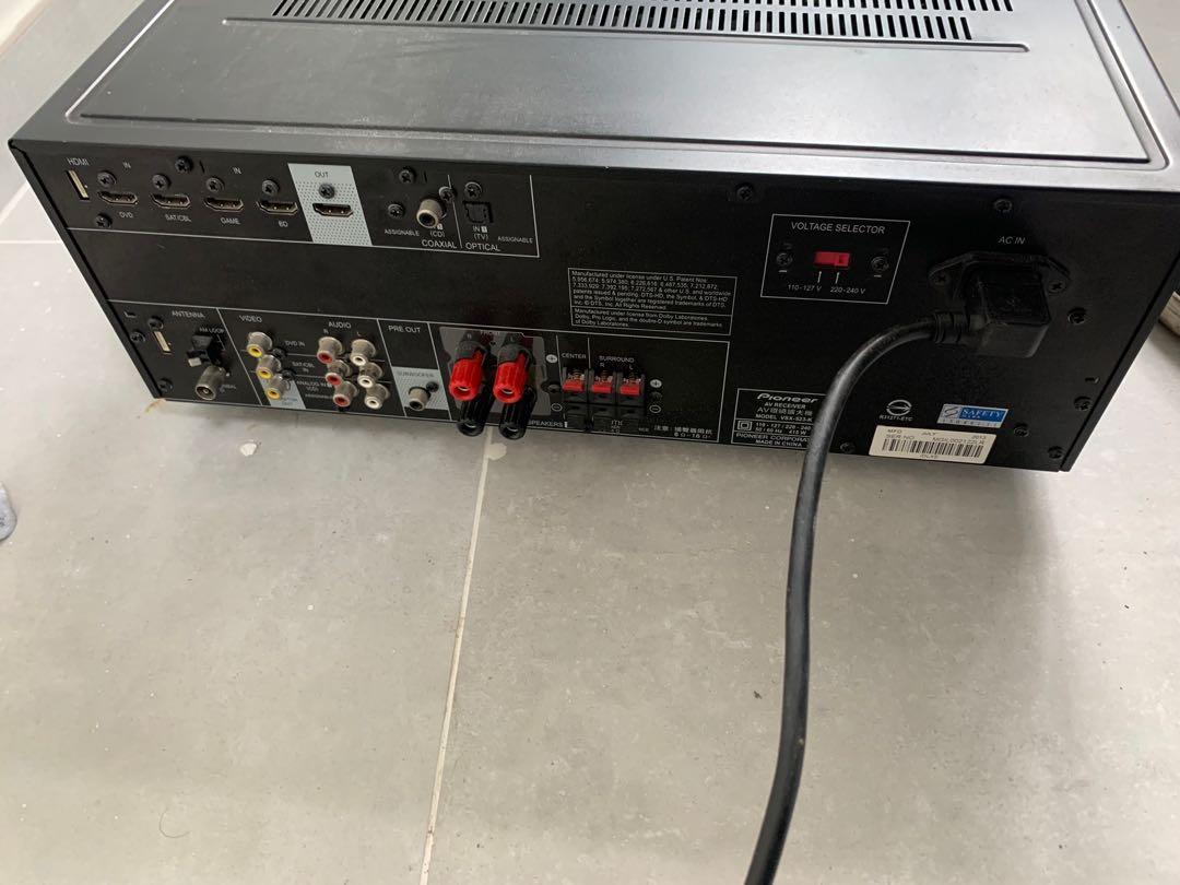 Pioneer Av receiver vsx523, 音響器材, Soundbar、揚聲器、藍牙喇叭、耳擴 Carousell