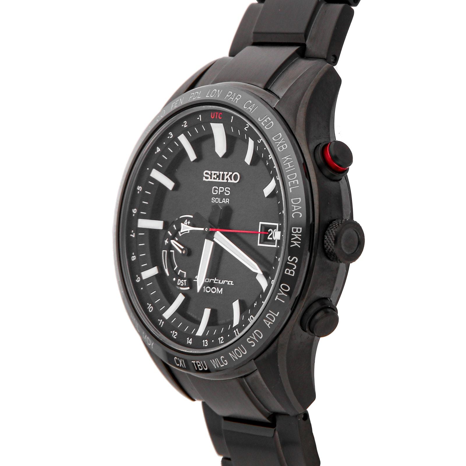 Pre Owned Seiko Sportura GPS Solar SSF005 Luxury Watches on