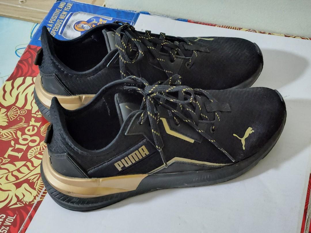 Puma running shoes platinum metallic women training shoes low boot Women s Fashion Footwear Sneakers on Carousell