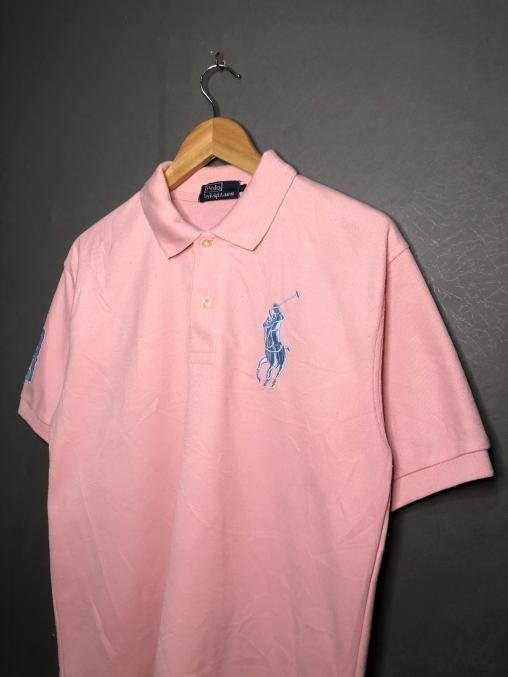 Ralph Lauren Big Pony Pink Poloshirt Men s Fashion Tops Sets