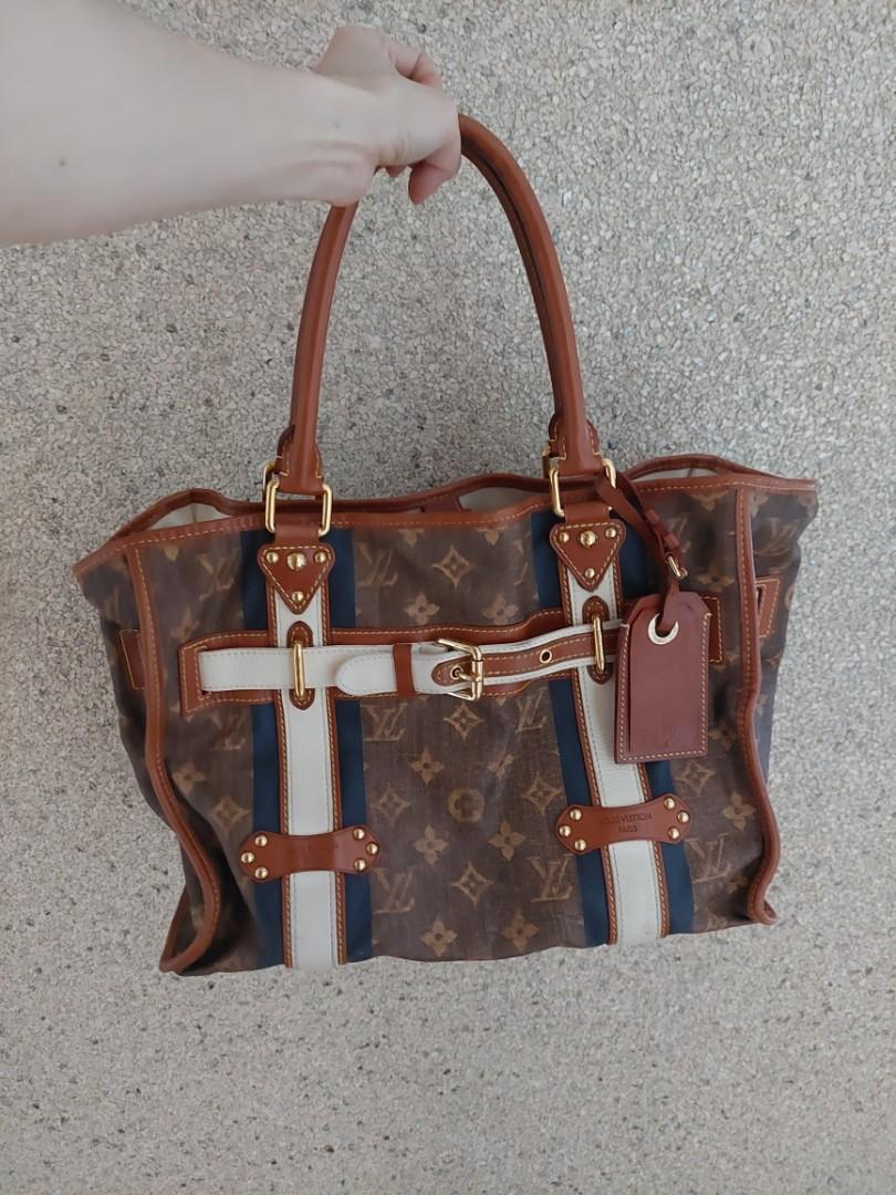Rare limited edition Louis vuitton tissue rayures GM bag, Luxury, Bags ...