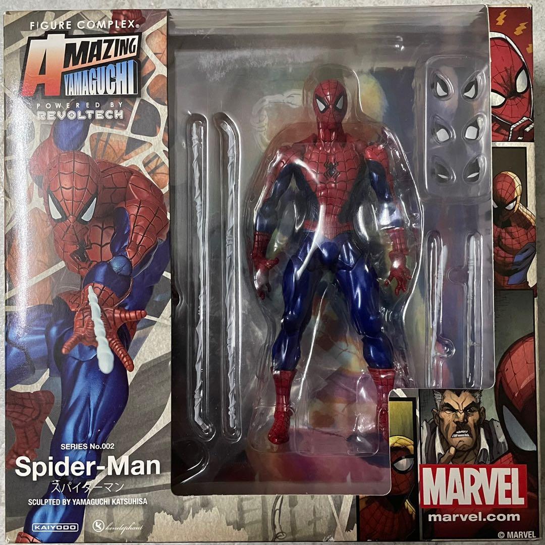 AMAZING YAMAGUCHI POWERED BY REVOLTECH SERIES No.002 SPIDER-MAN BOXED 