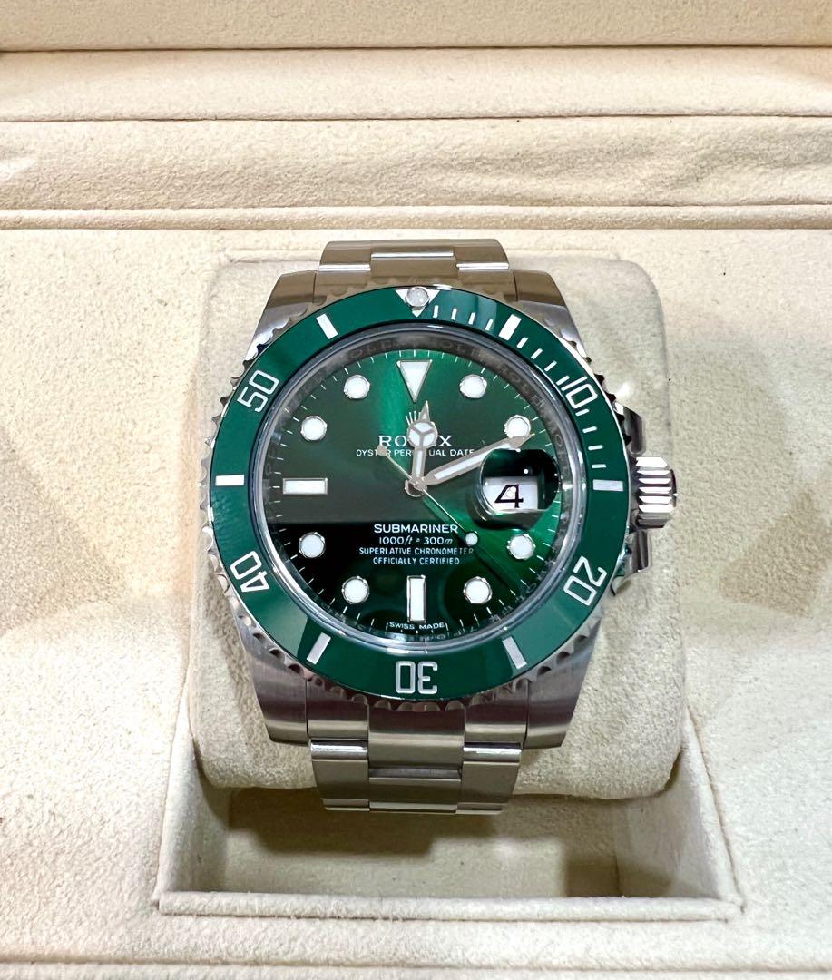 Rolex best sale hulk 2017