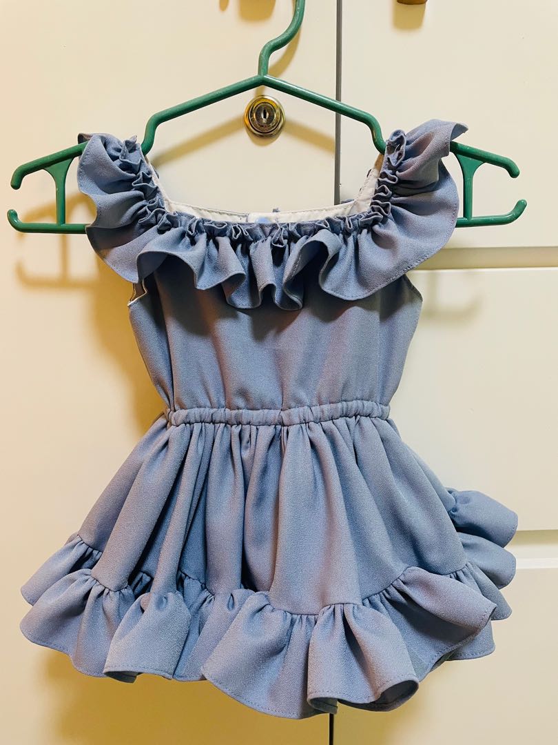 Ruffle Dress, Babies & Kids, Babies & Kids Fashion on Carousell