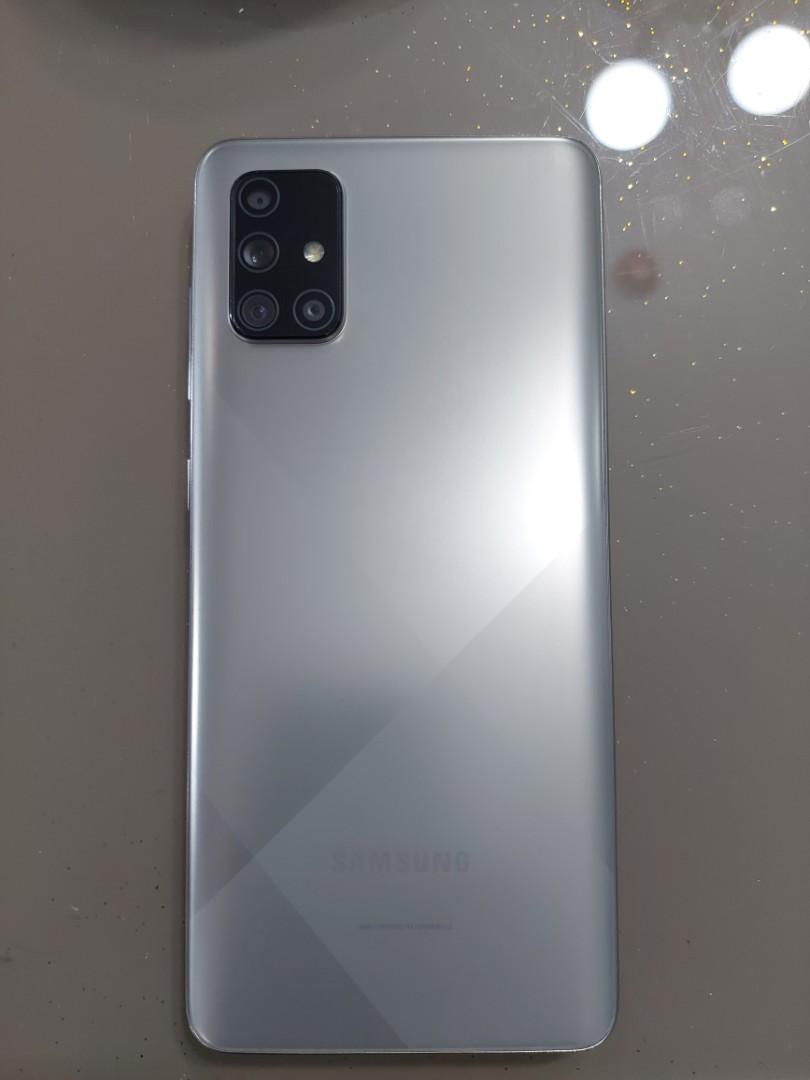 Samsung Galaxy A71 NTC openline (Category: Samsung) located in Quezon City. Submitted by bcan7 (Listing ID 1164436296, Image 1). Description: Second Hand Samsung Galaxy A71 NTC 8gb ram 128gb memory Very good condition Smooth with orig charger and usb price slightly negotiable no swaps.