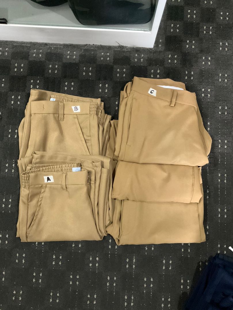 School Khaki Pants, Babies & Kids, Babies & Kids Fashion on Carousell