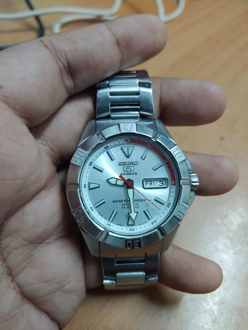 Seiko 5 sports Automatic 23 Jewels, Men's Fashion, Watches & Accessories,  Watches on Carousell