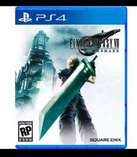 SELLING CHEAP!!! GOOD CONDITION  PLAYSTATION 4 (PS4) FINAL FANTASY VII REMAKE  THE (FF7 REMAKE - REGION 3 VERSION) GAME FOR JUST $28 ONLY!!! (NEW PRICE REVISED TODAY, 26 JUN 22)!!! + FREE DELIVERY* TO YOUR DOORSTEP!!!