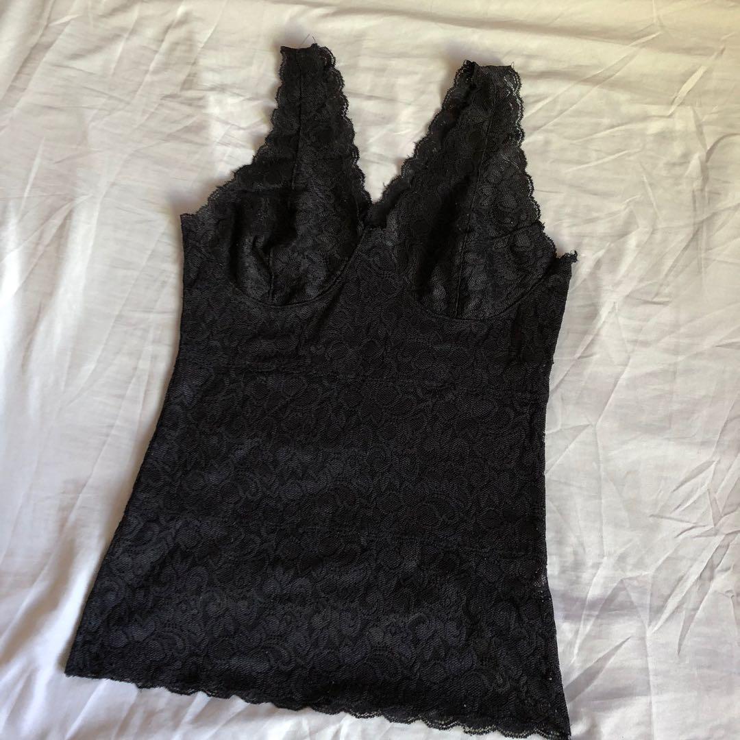 Sexy Black Inner Blouse, Women's Fashion, Tops, Blouses on Carousell