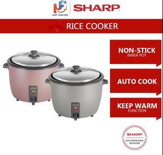 SHARP Electric Rice Cooker 2.2L in Pink