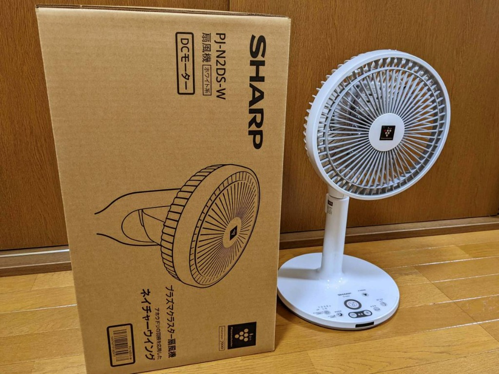 SHARP シャープ  扇風機  PJ-N2DS-W Amazon.co.jp: シャープ 扇風機 リビングファン DCタイプ