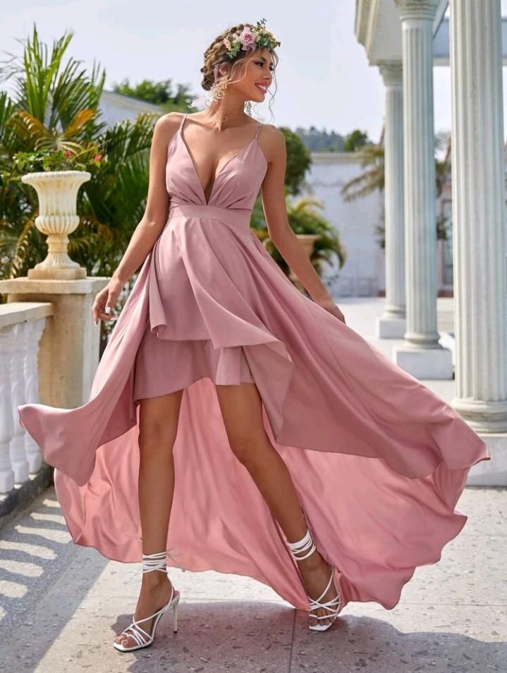 Shein high low dress clearance