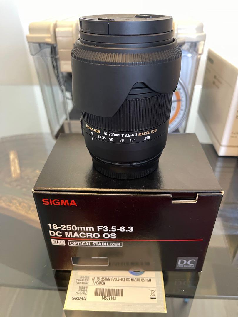 Sigma 18-250mm F3.5-6.3 DC MACRO OS, 攝影器材, 鏡頭及裝備- Carousell