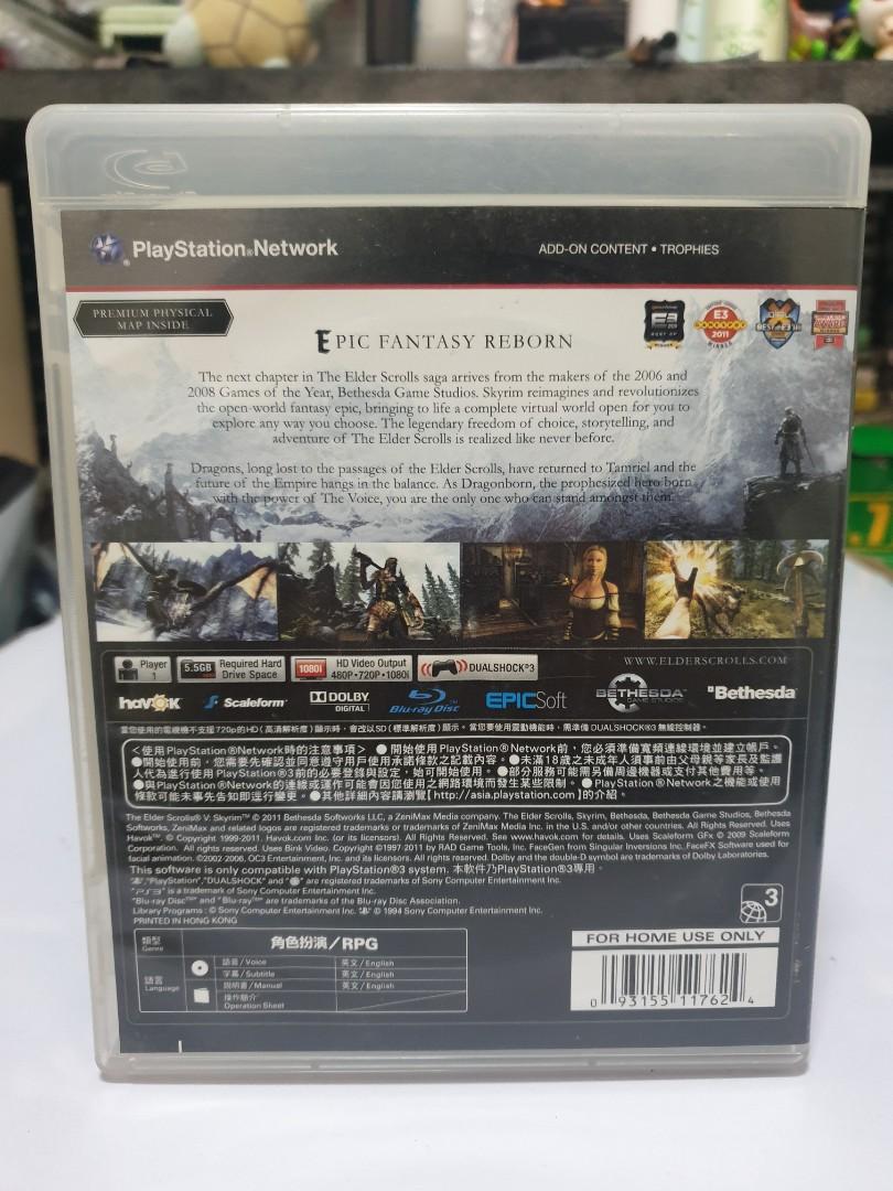 Skyrim The Elder Scrolls (Sony Playstation 3) (Category: PlayStation) located in Quezon City. Submitted by itemsforadoption (Listing ID 1164405838, Image 2). Description: Rfs: Its 2022! Happy New Year. Now is a time to be joyous and declutter. And I'm doing just that this season. The Elder Scrolls V: Skyrim is an action role-playing video game developed by Bethesda Game Studios and published by Bethesda Softworks. Skyrim is in good working condit