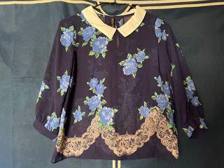 日本品牌snidel 小心機細節超美婚禮穿搭雪紡上衣#oxstreet