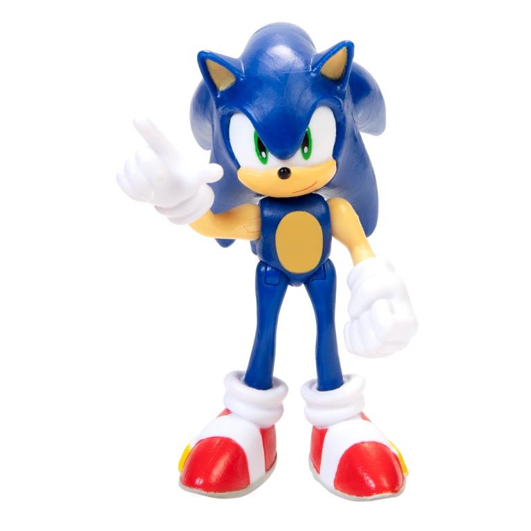 SUPER SHADOW Sonic the Hedgehog Articulated Jointed 4" Action Figure Emerald 