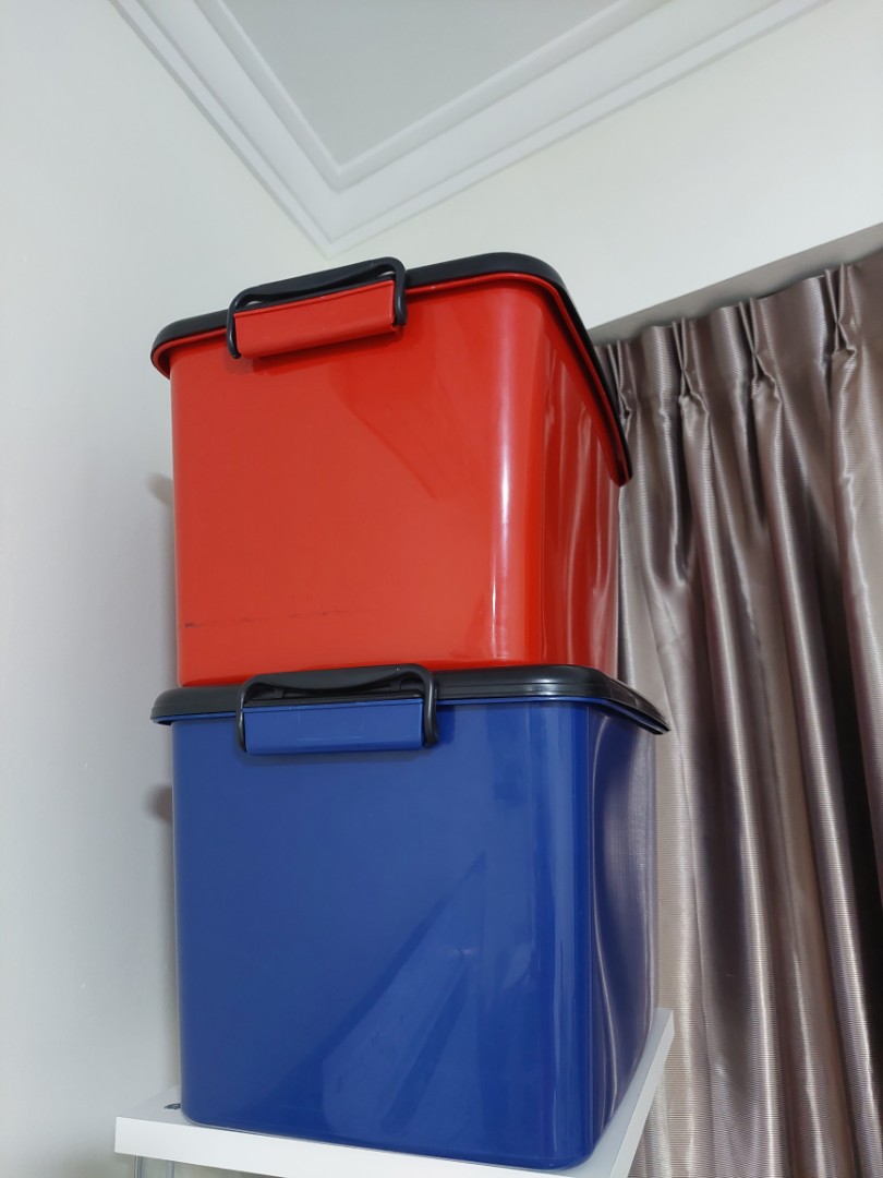 Storage box Giant red blue, Furniture & Home Living, Home Improvement & Organisation