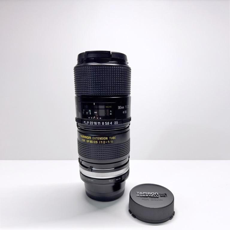 Tamron SP 90mm f/2.5 Macro 52BB Adaptall-2 Lens (Canon FD / Fujifilm  X-mount)