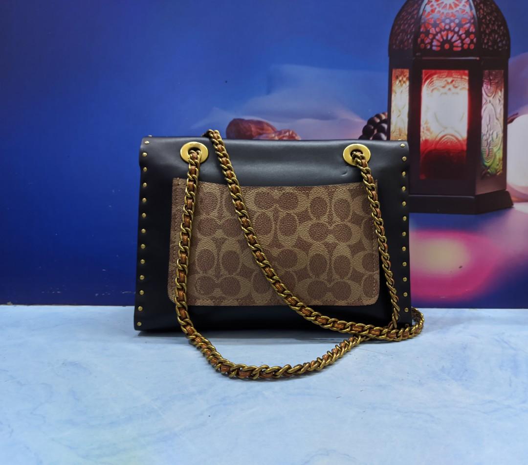 Rivets Parker Coach Handbag Coach Parker Quilting Rivets Studded - Main Image