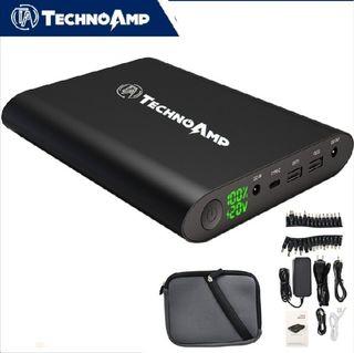 TechnoAmp 40000mAh Laptop Power Bank 90W 20V4.5A USB C PD 36