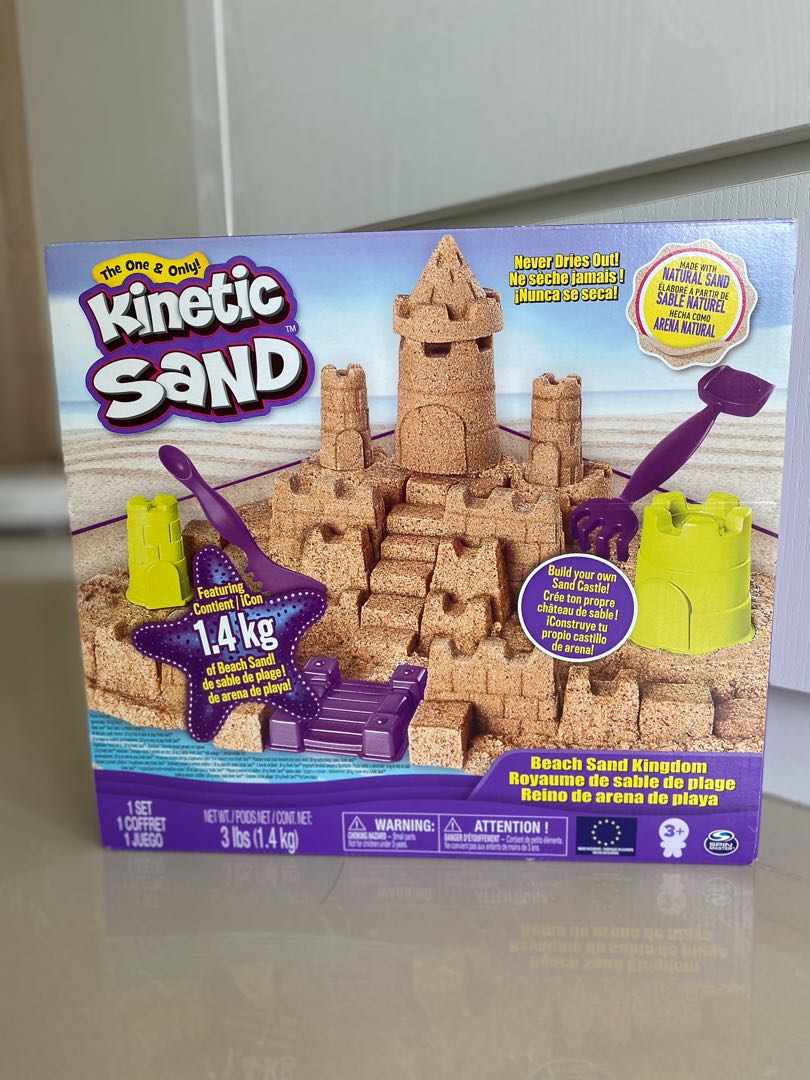 Kinetic sand beach kingdom set deals