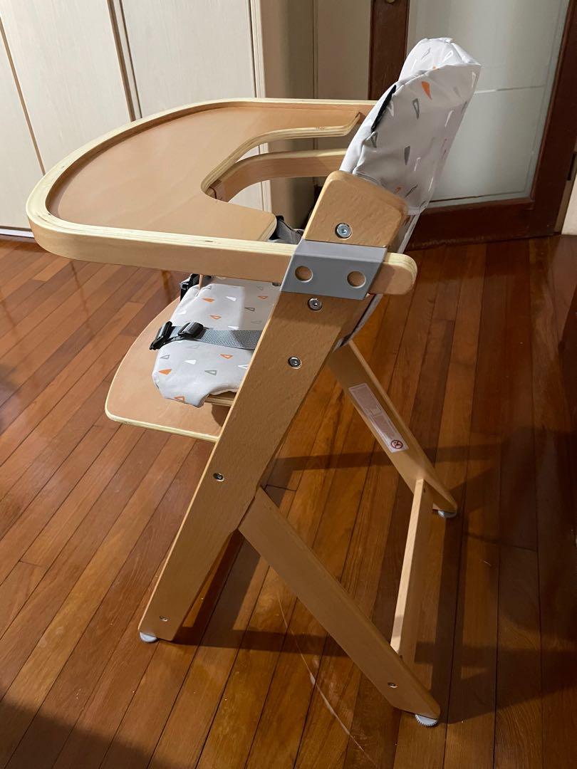 Timba safety first chair tray and grey cushion baby high chair , Babies